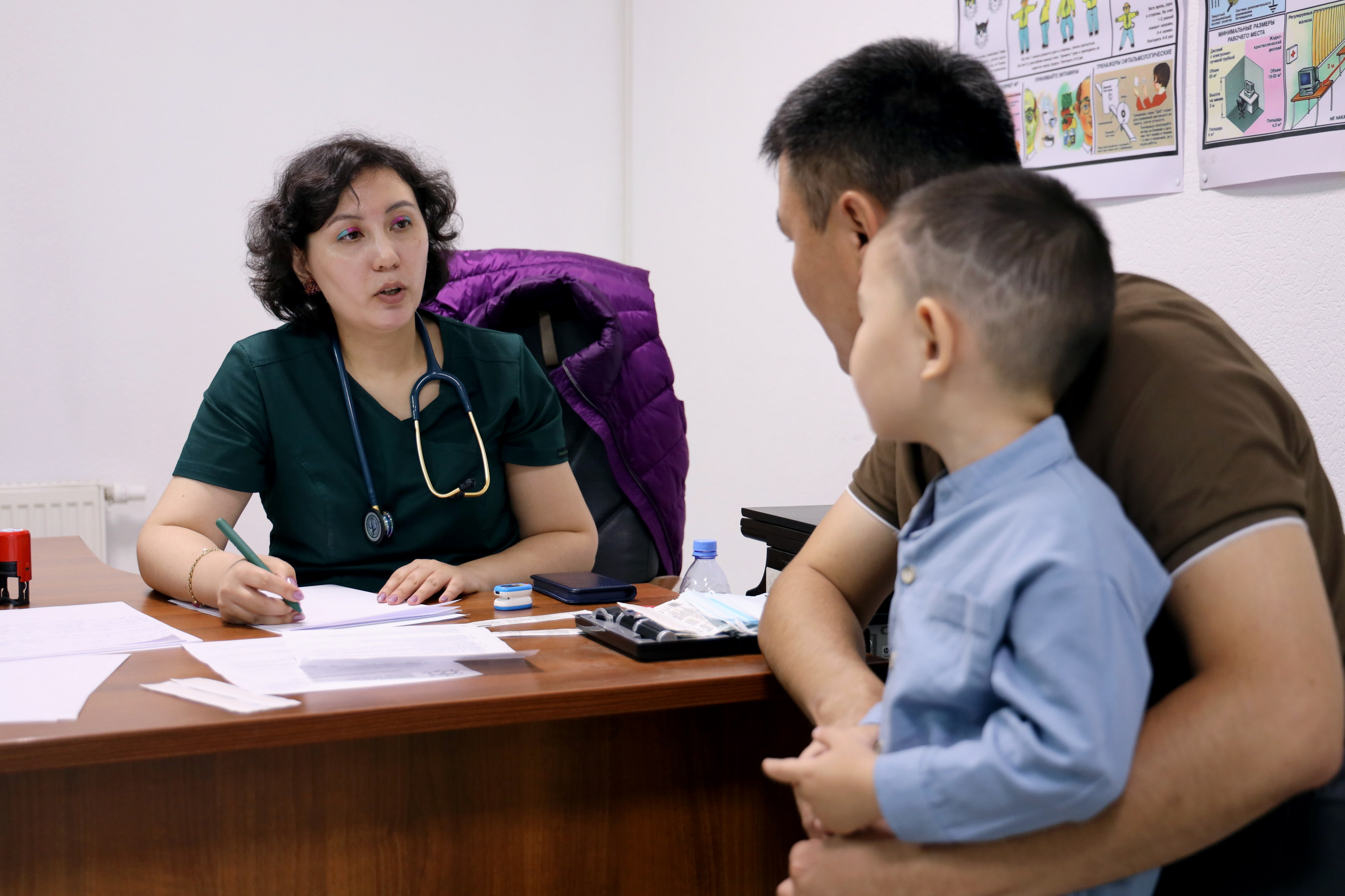 NCPDH doctors conducted a free examination of more than 100 children